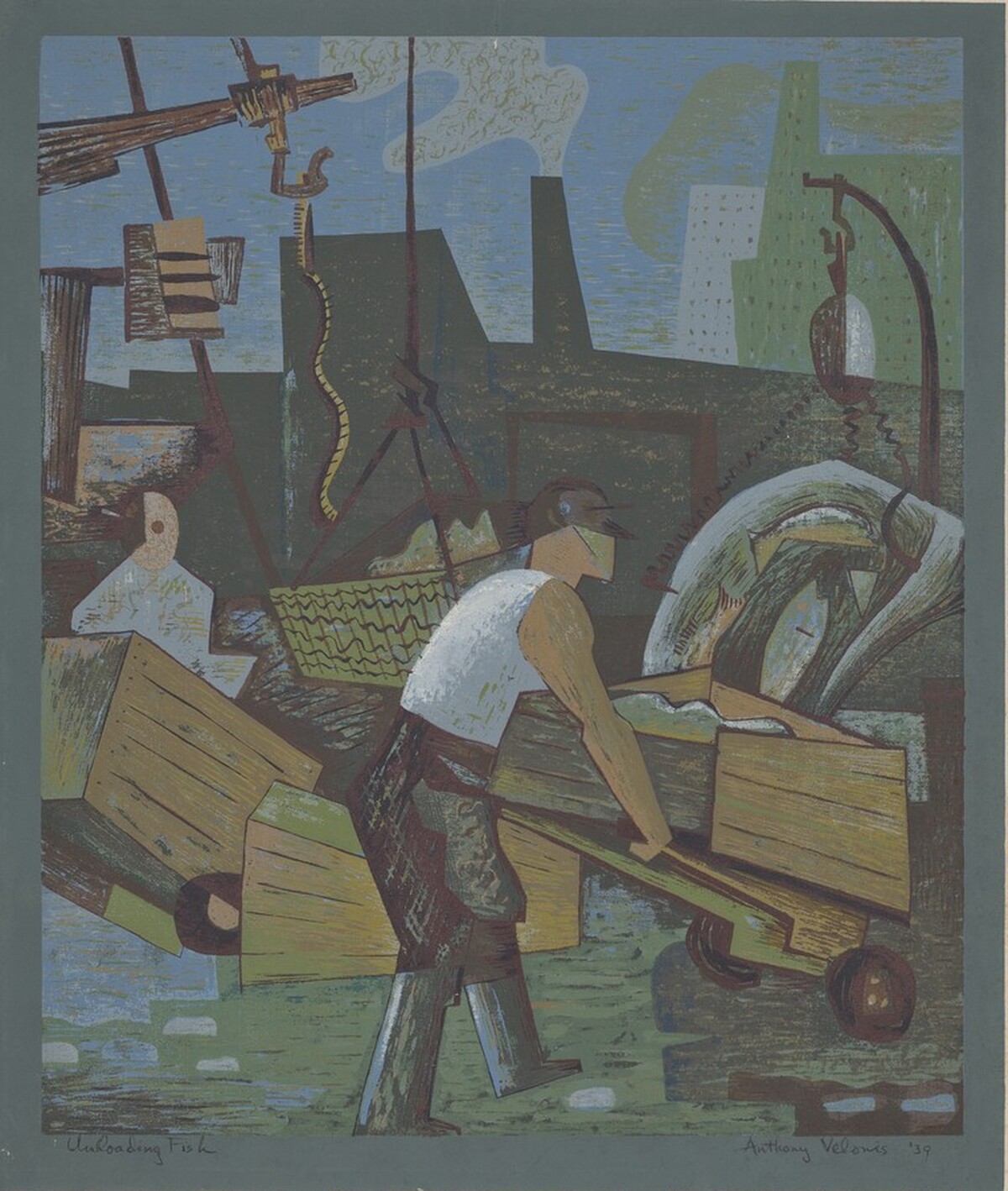 Unloading Fish, 4 a.m. by Anthony Velonis