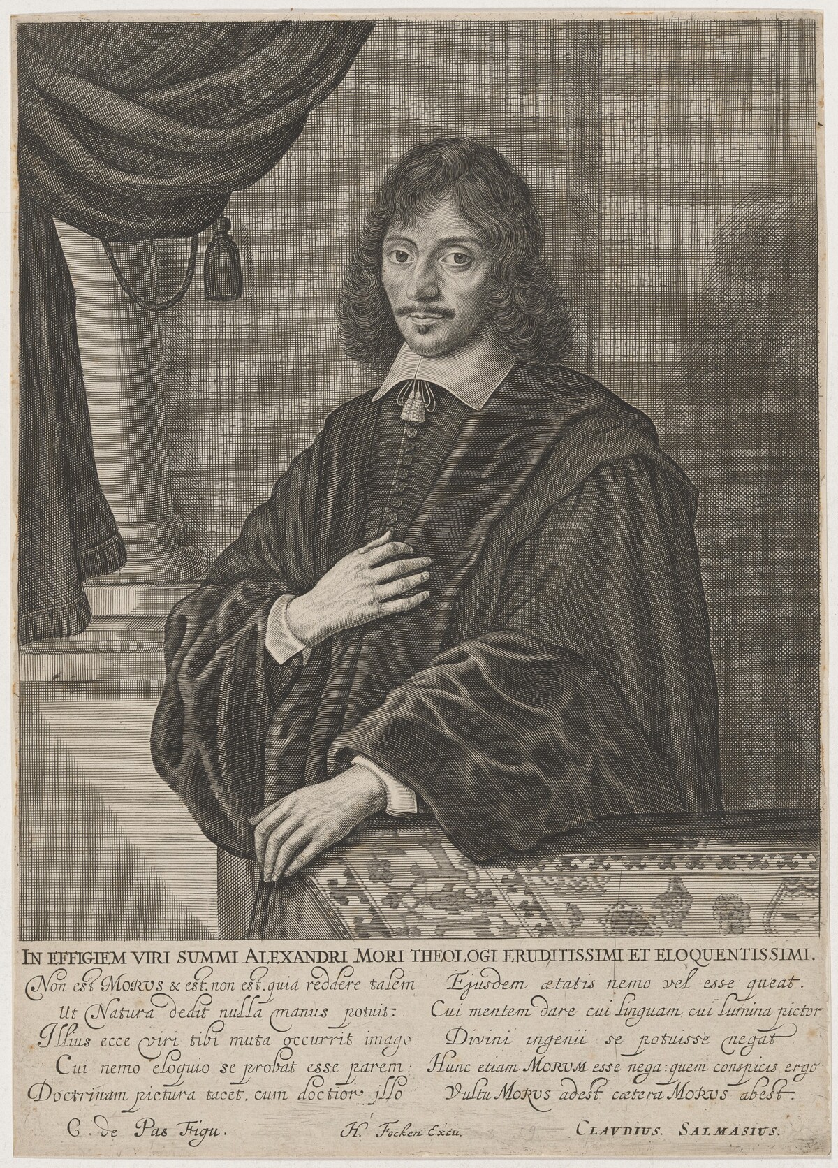 Alexander Morus by Crispijn de Passe II