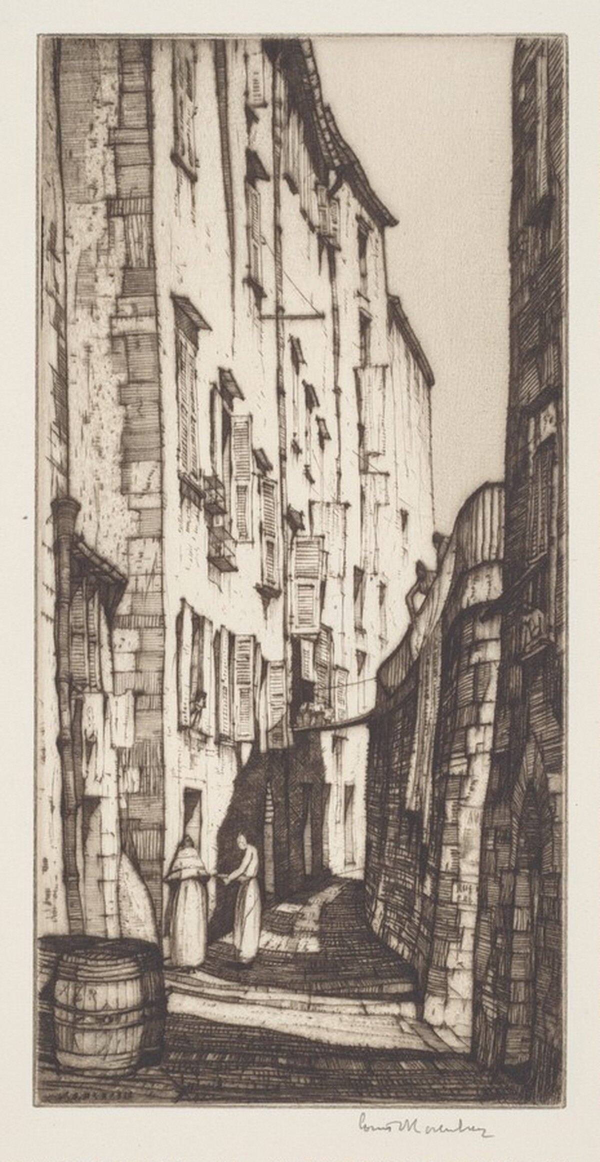 Rue des Petites Soeurs, Grasse by Louis Conrad Rosenberg