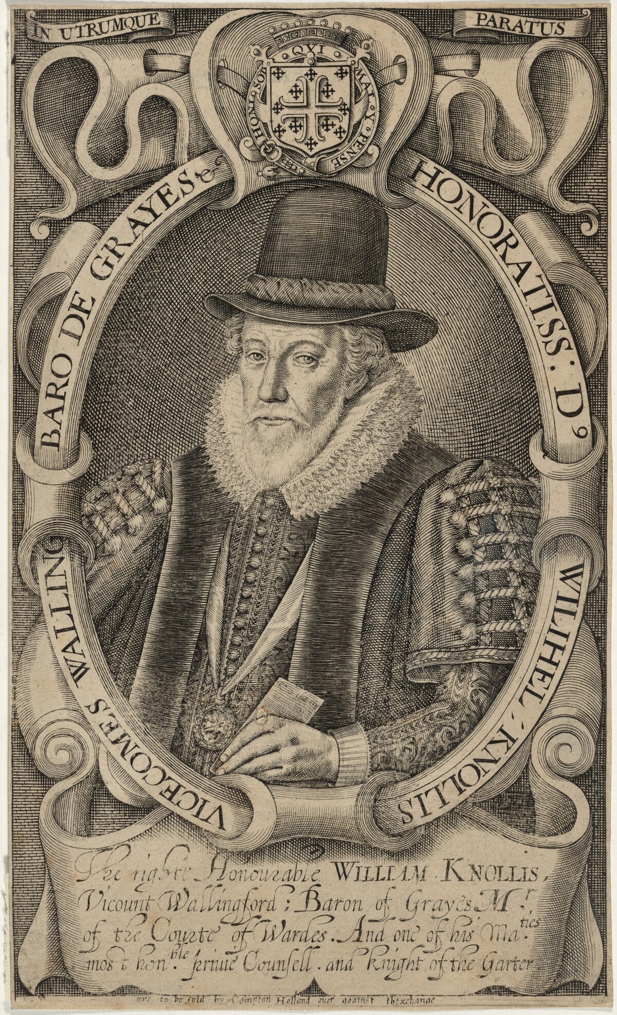 William Knollis, Earl of Banbury, When Viscount Wallingford by Simon de Passe