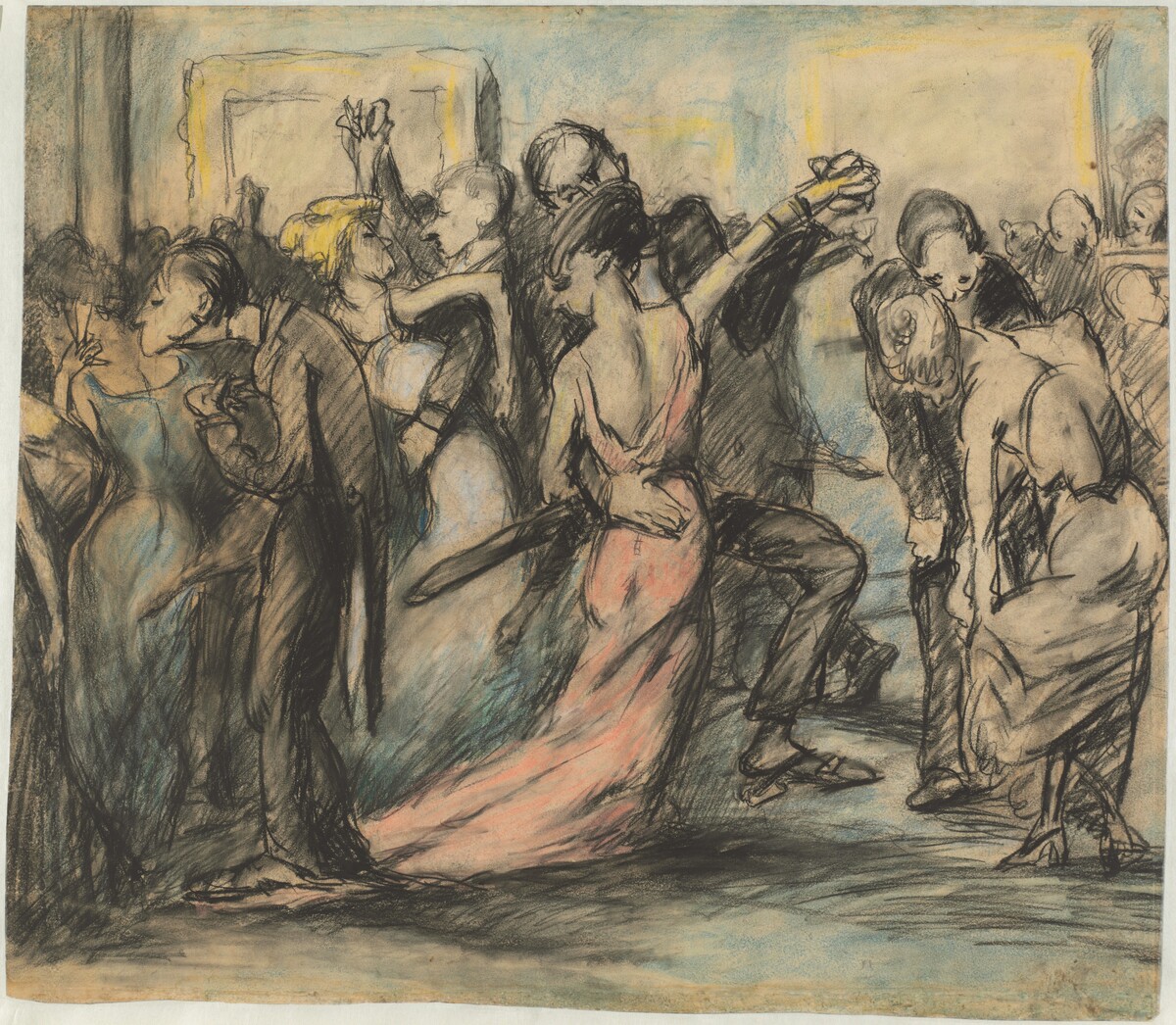 Society Ball [verso] by George Bellows