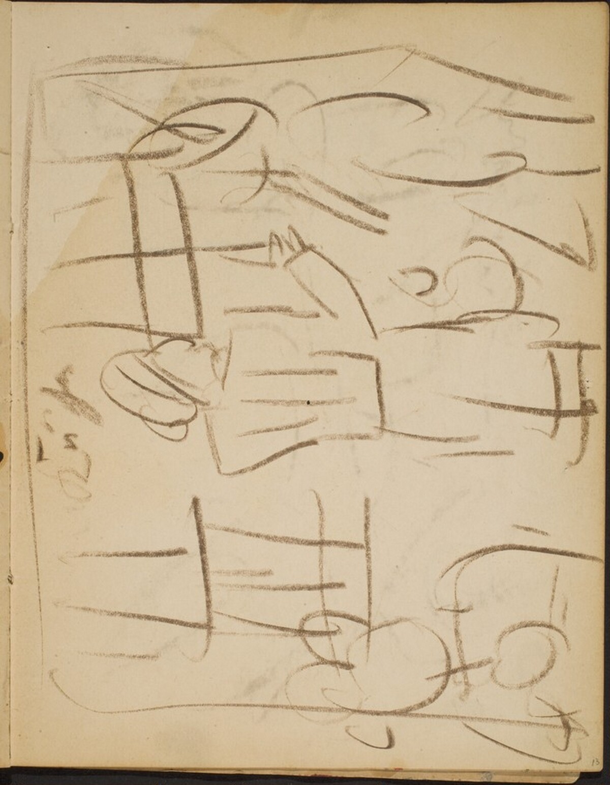 Figuren in Interieur (Figures in Interior) [p. 13] by Max Beckmann
