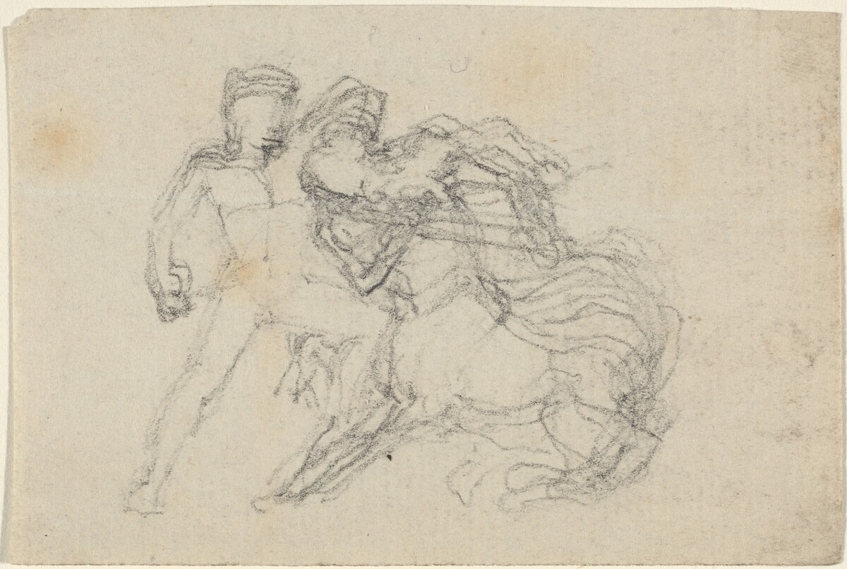 Battle between Man and Centaur by John Flaxman