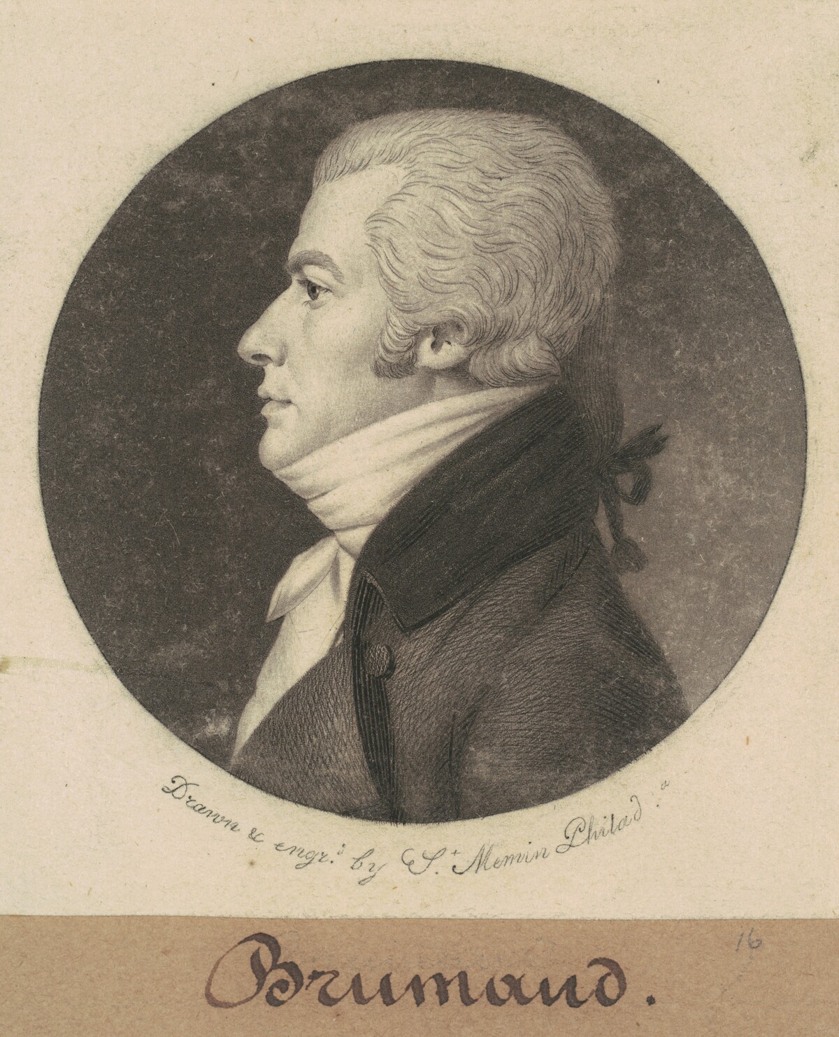 Brumaud by Charles B. J. Févret de Saint-Mémin