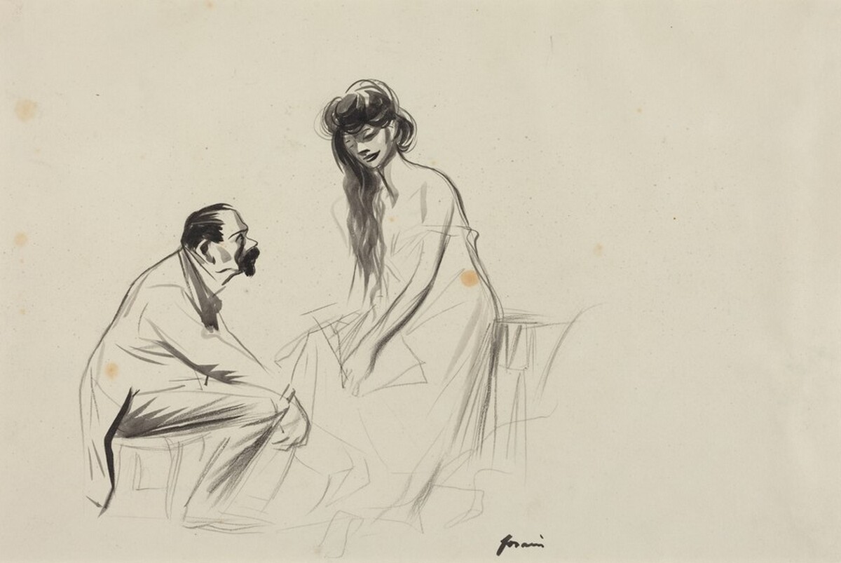 Conversation by Jean-Louis Forain