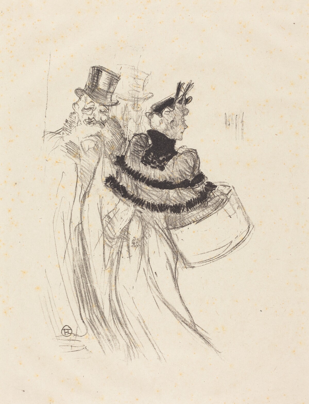 The Old Gentlemen (Les vieux messieurs) by Henri de Toulouse-Lautrec