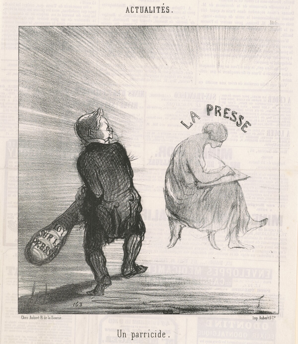 Un parricide by Honoré Daumier
