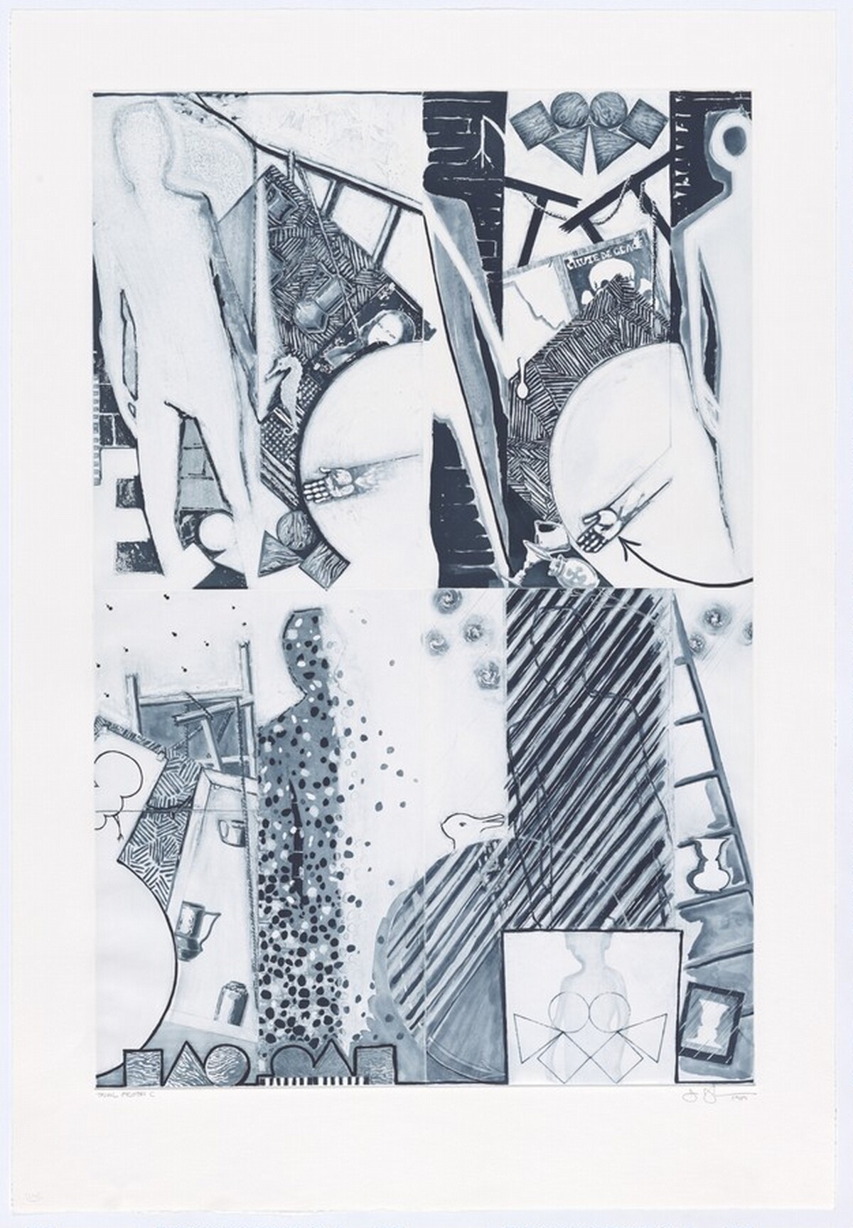 The Seasons [trial proof C] by Jasper Johns