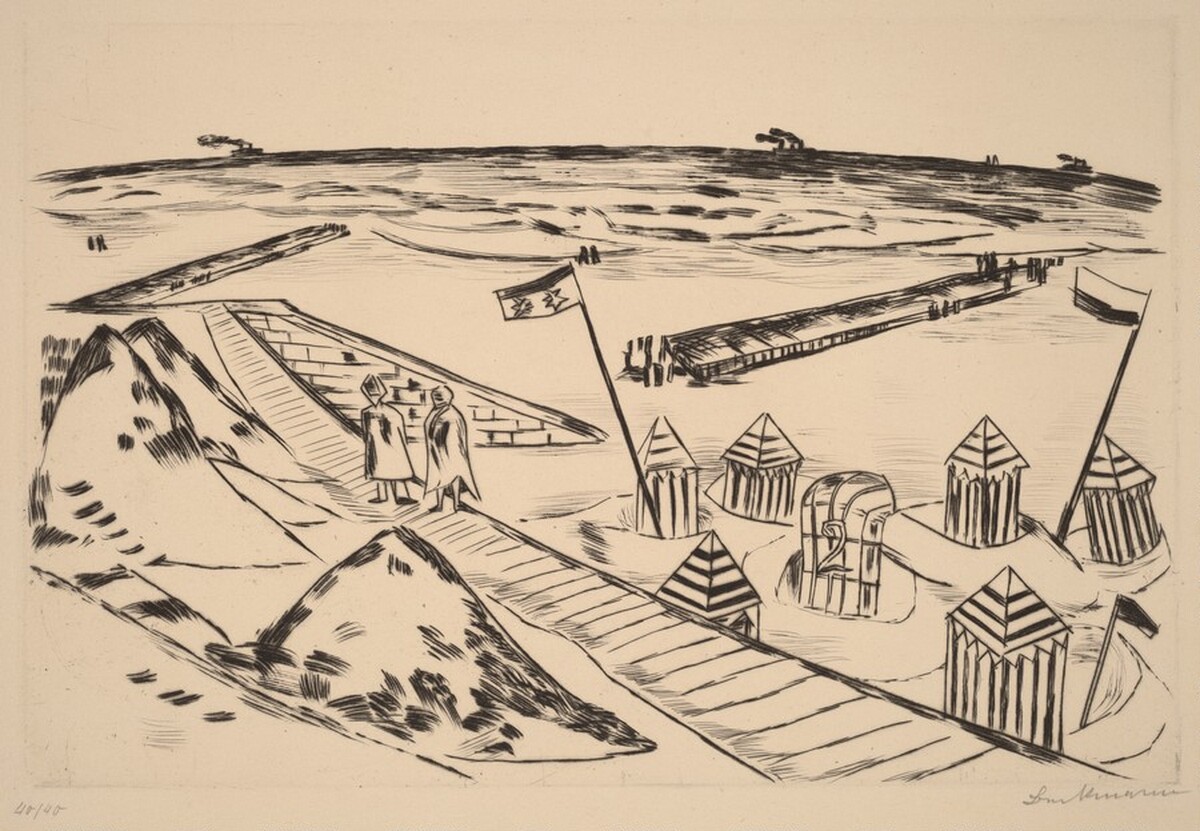 Beach by Max Beckmann