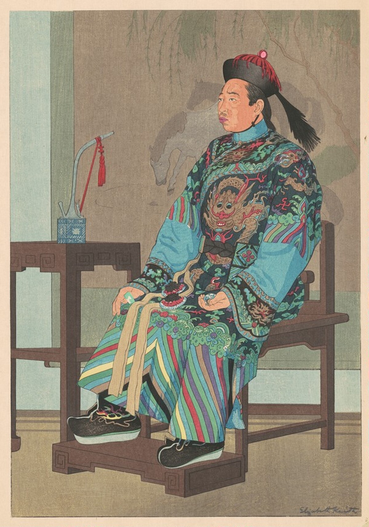 Manchu Official, China by Elizabeth Keith