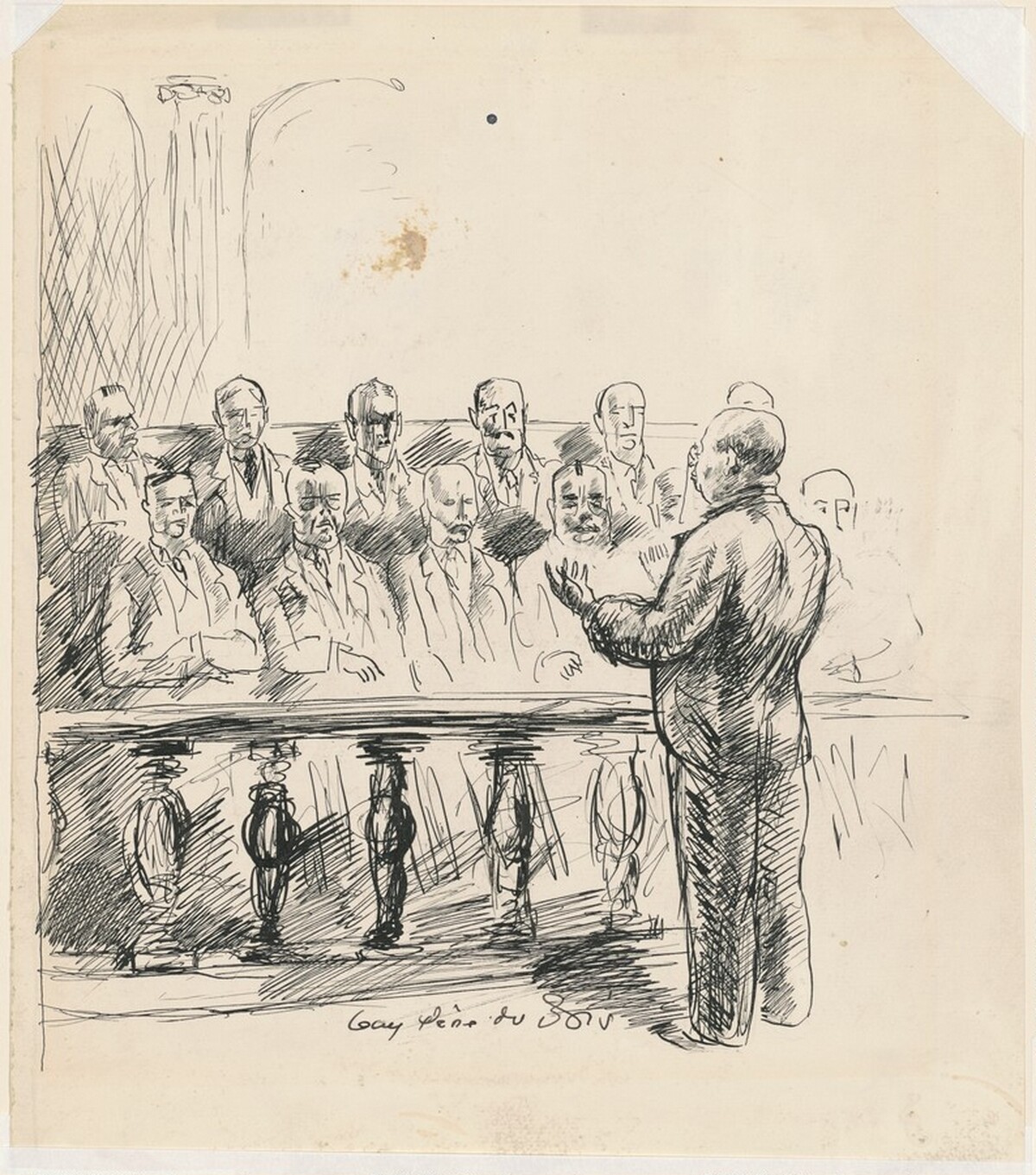 The Jury by Guy Pène du Bois