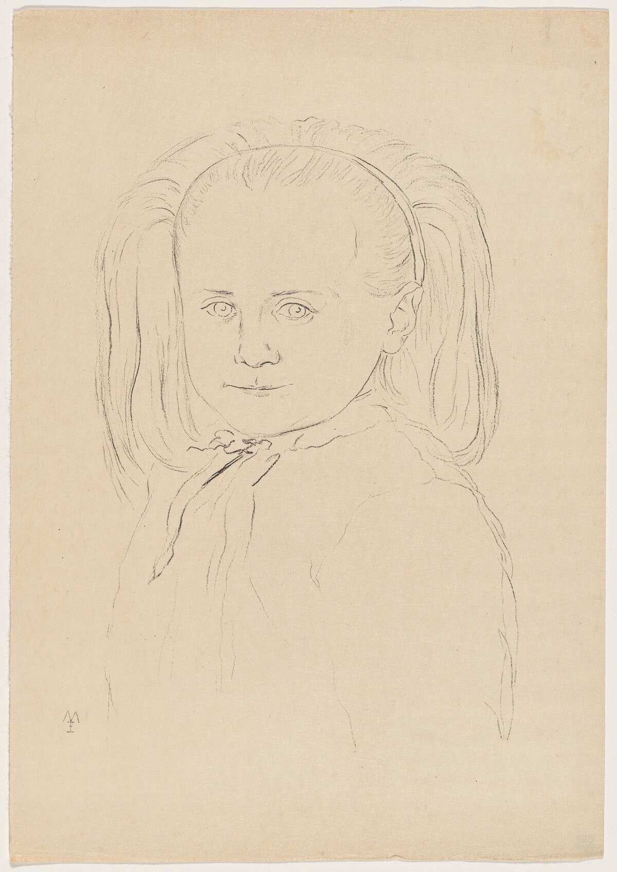 Petite fille (Young Girl) by Eugène Martel