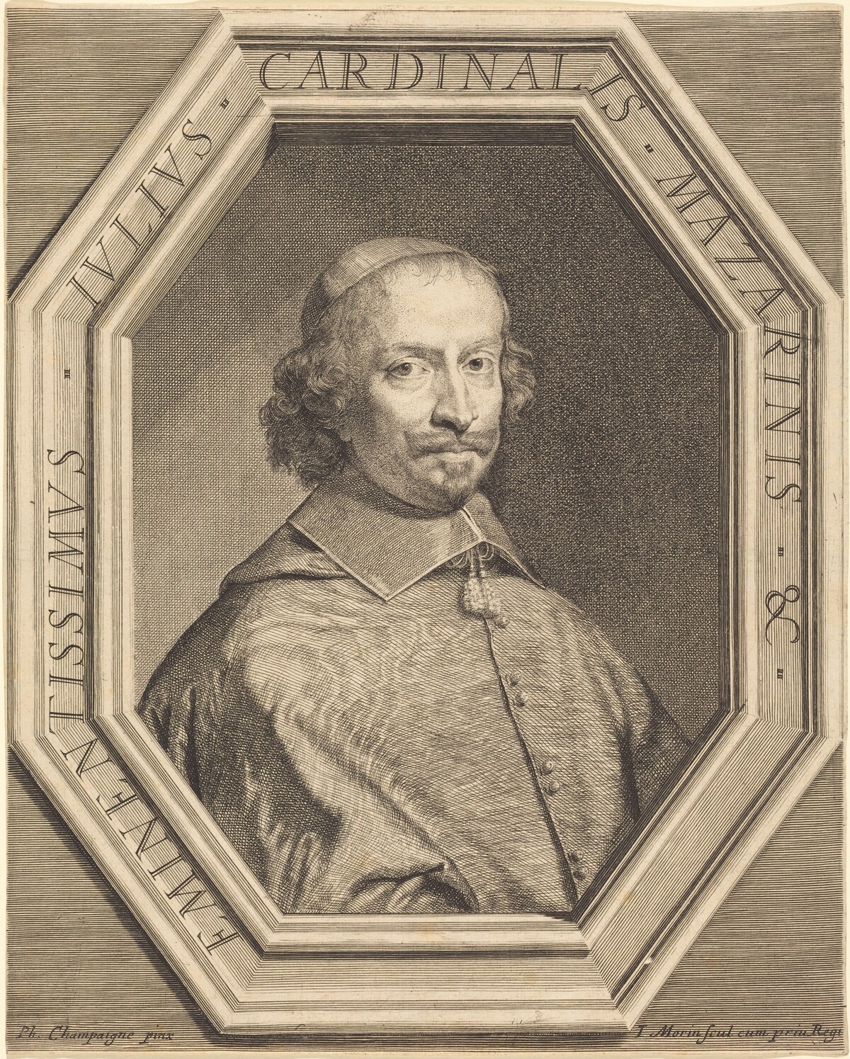 Cardinal Mazarin by Jean Morin after Philippe de Champaigne