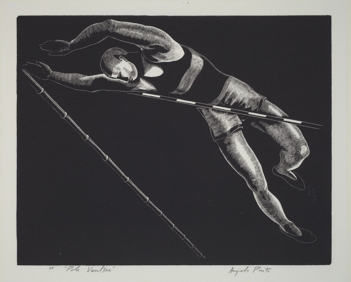 Pole Vaulter by Angelo Raphael Pinto