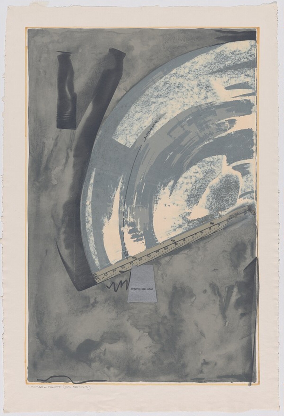 Good Time Charley [working proof] by Jasper Johns