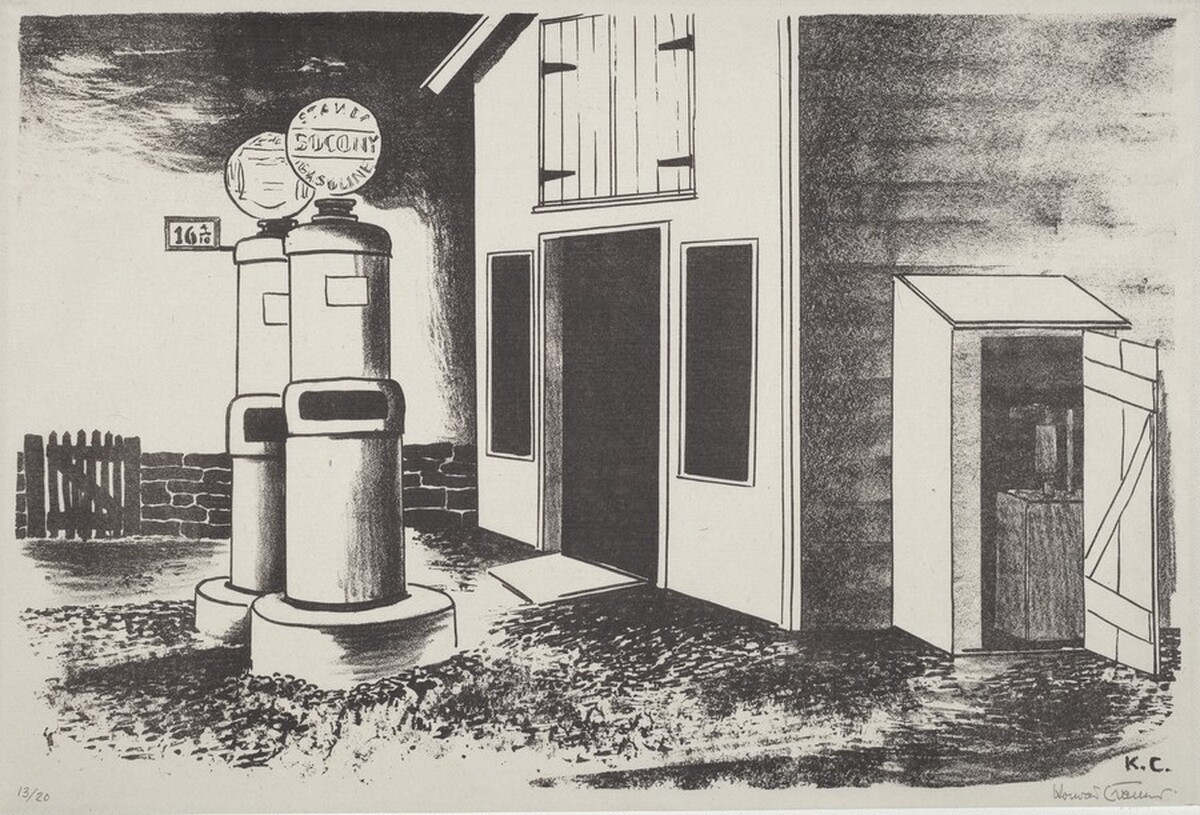 Untitled (Gas Station) by Konrad Cramer