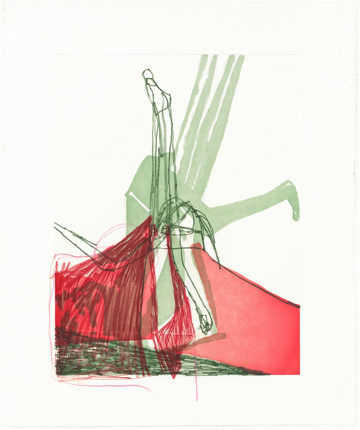 S & E (working proof 12) by Amy Sillman