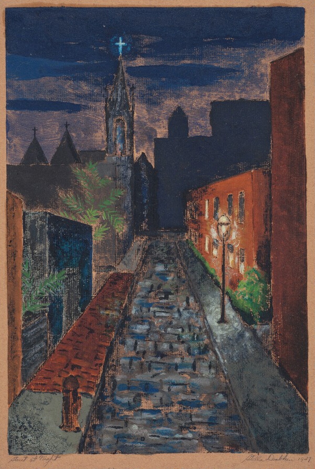 Street at Night by Stella Drabkin