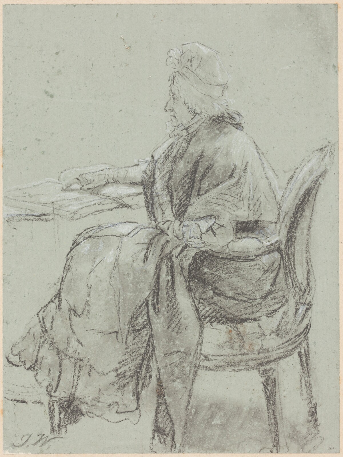 Study of an Elderly Woman for "Disobedience Discovered" by James Ward