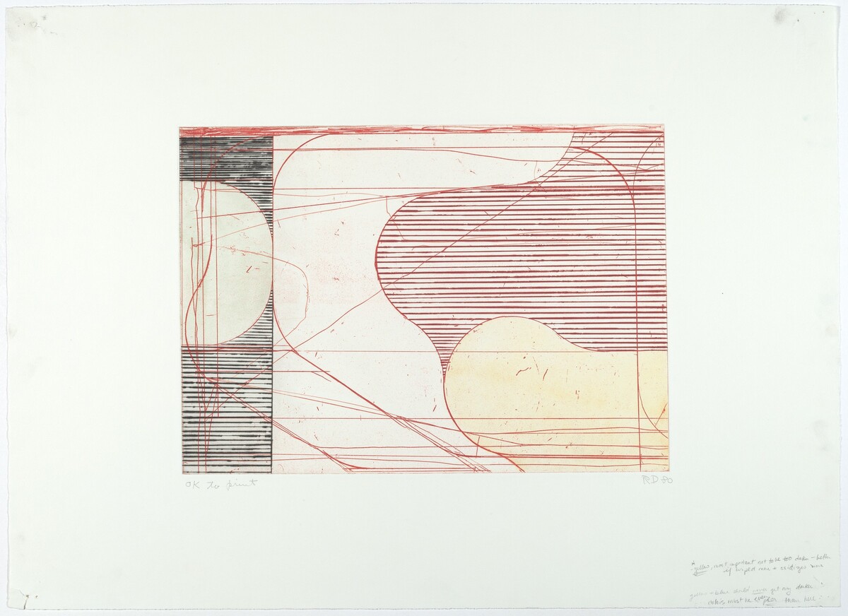 Construct (Drypoint) by Richard Diebenkorn