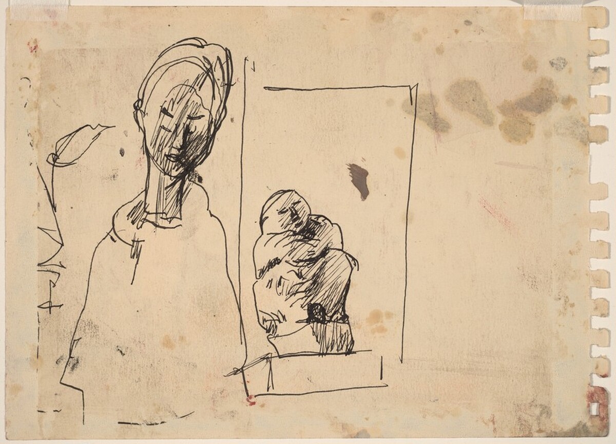 (Untitled) [verso] by Mark Rothko