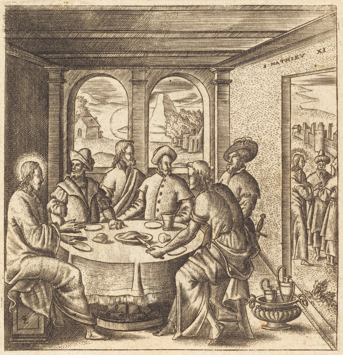 Christ Teaching by Léonard Gaultier