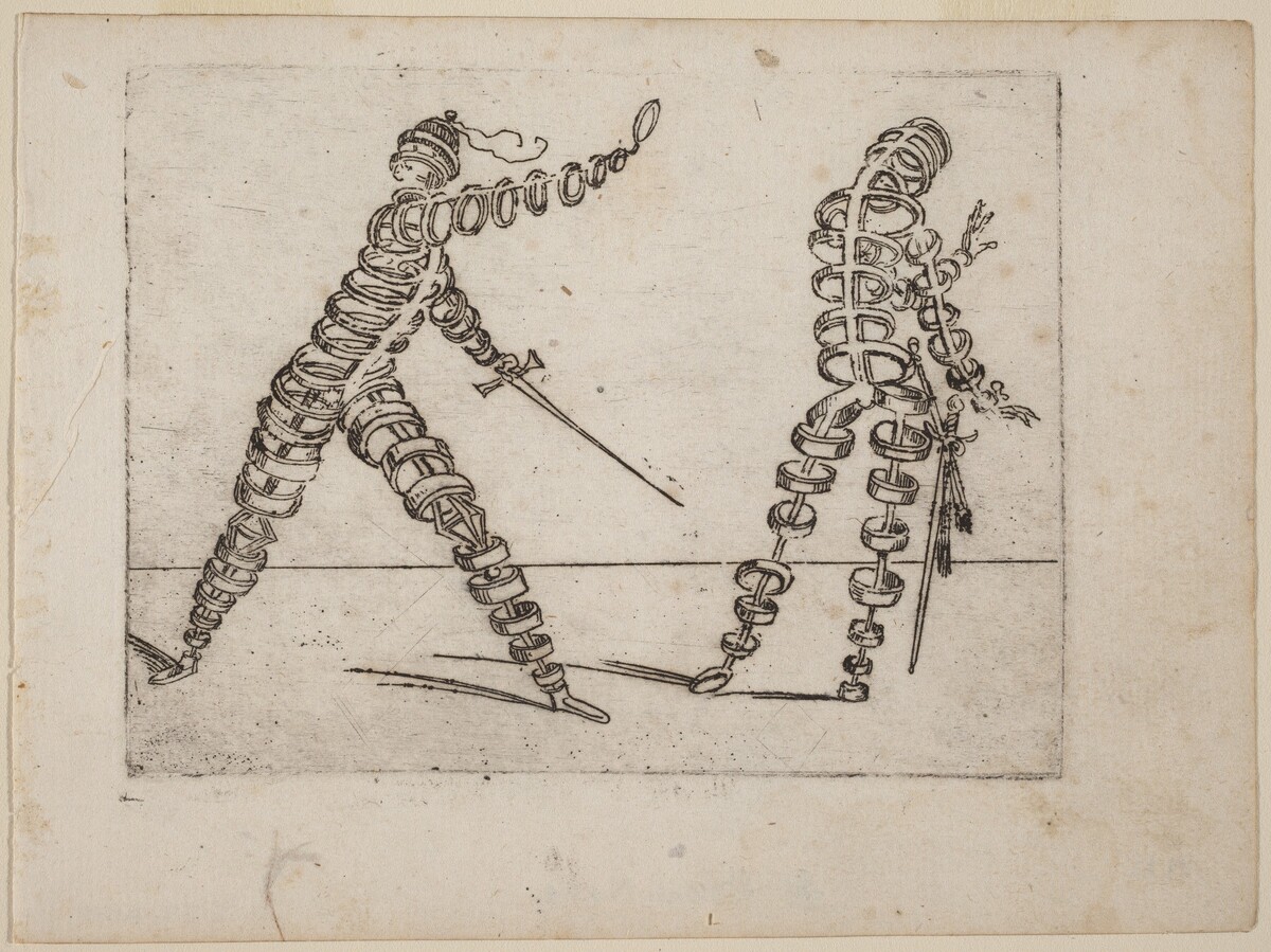 From "Bizzarie di varie Figure" by Giovanni Battista Bracelli
