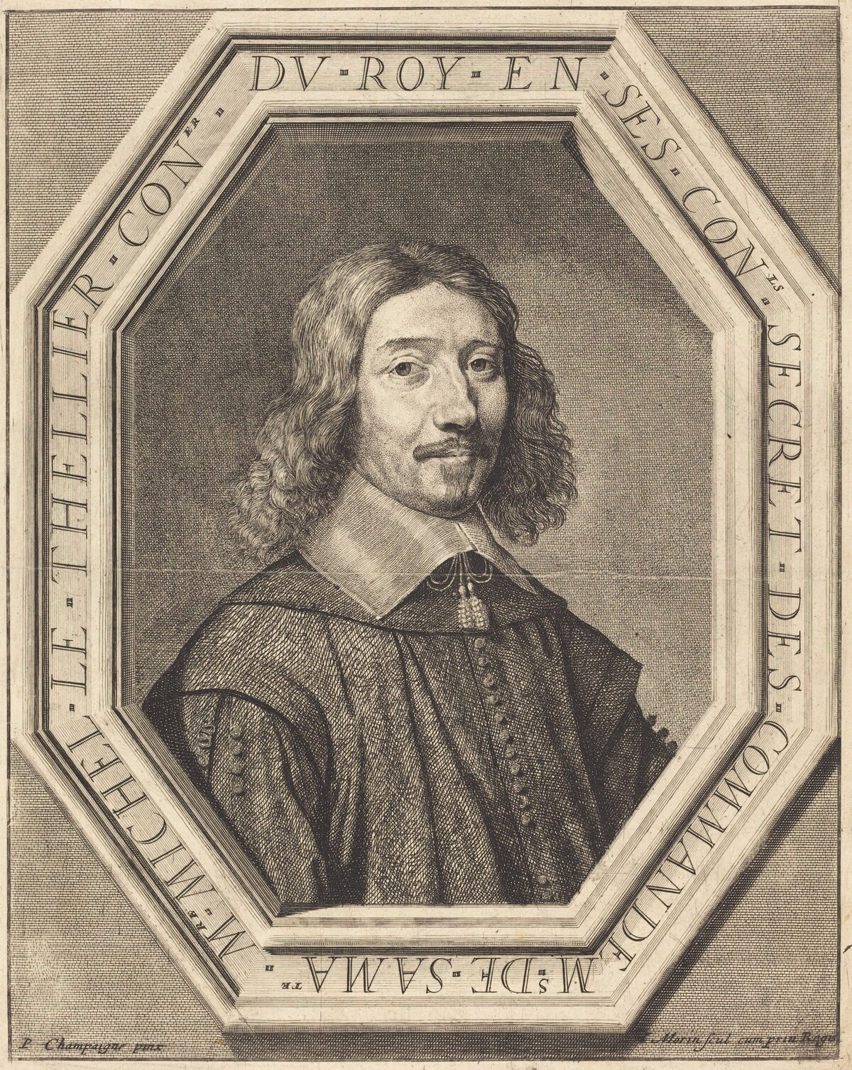 Michel le Tellier by Jean Morin after Philippe de Champaigne