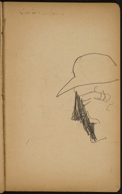 Gestalt mit erhobenem Glas (Figure with Raised Glass) [p. 65]
