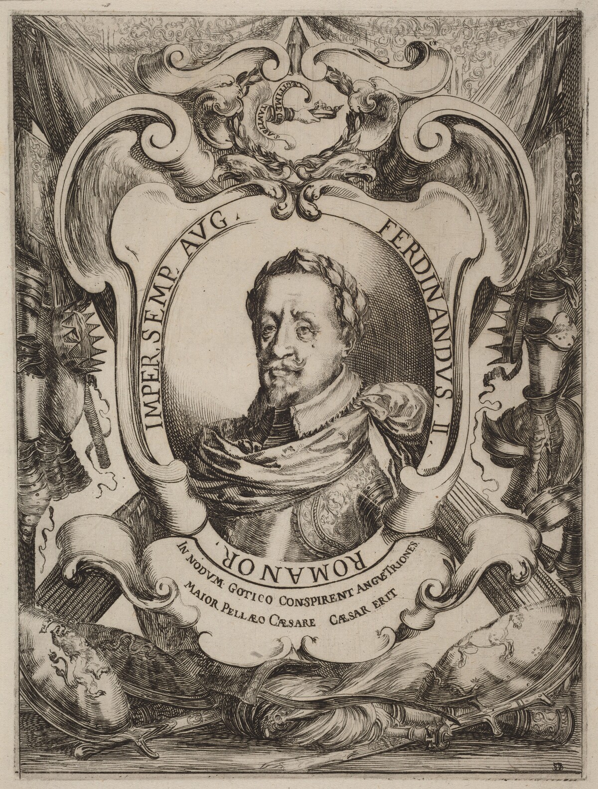 The Emperor Ferdinand II by Stefano Della Bella