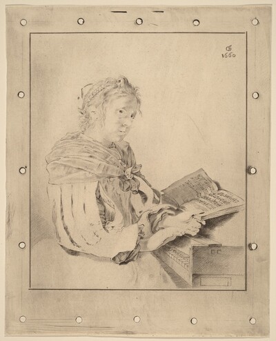 Young Girl at the Keyboard