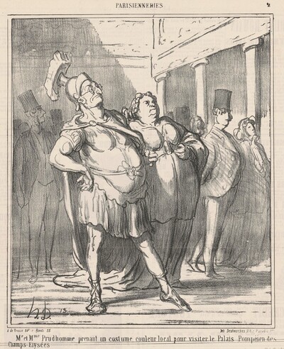 Mr. et Mme Prudhomme prenant un ...