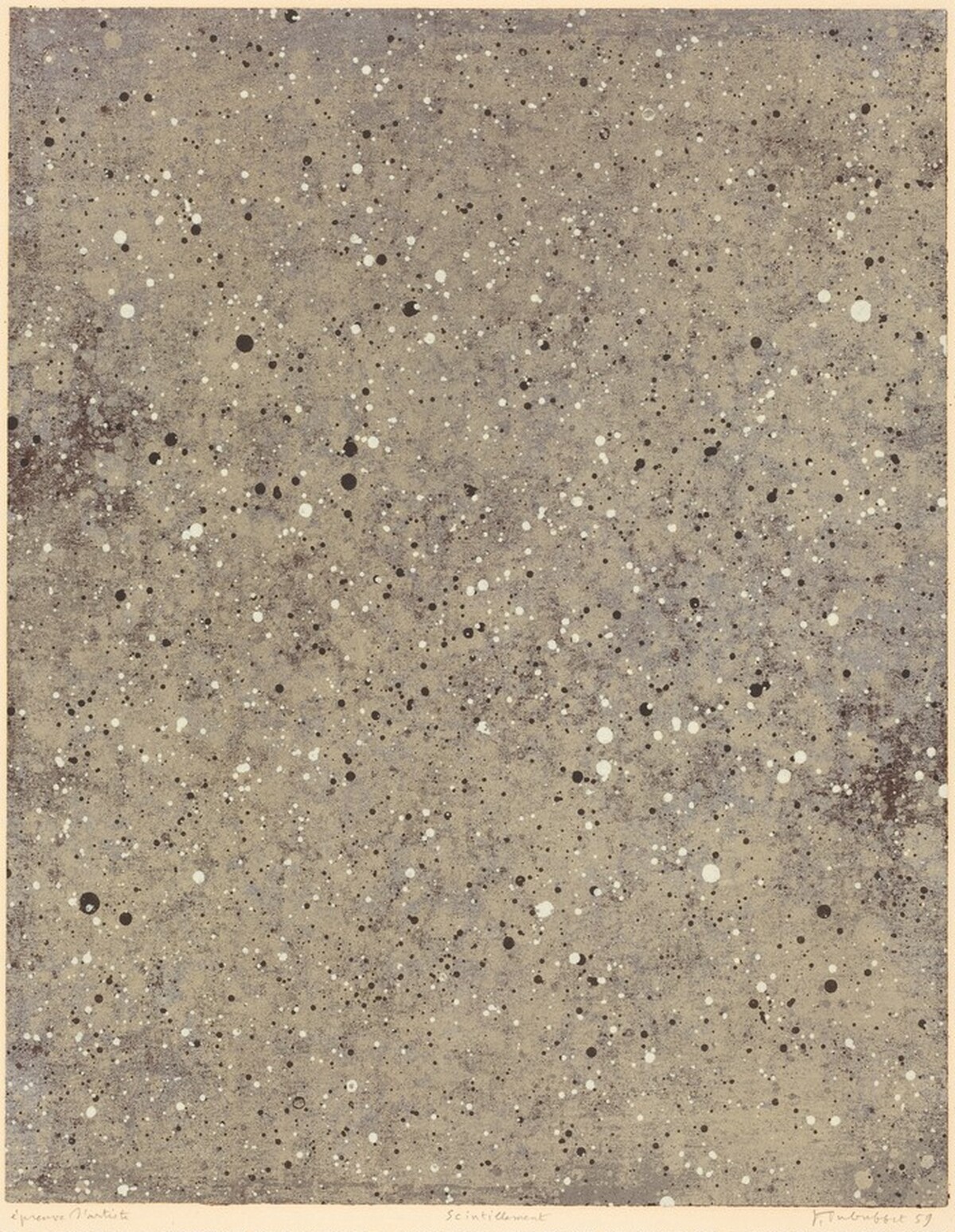 Scintillement by Jean Dubuffet