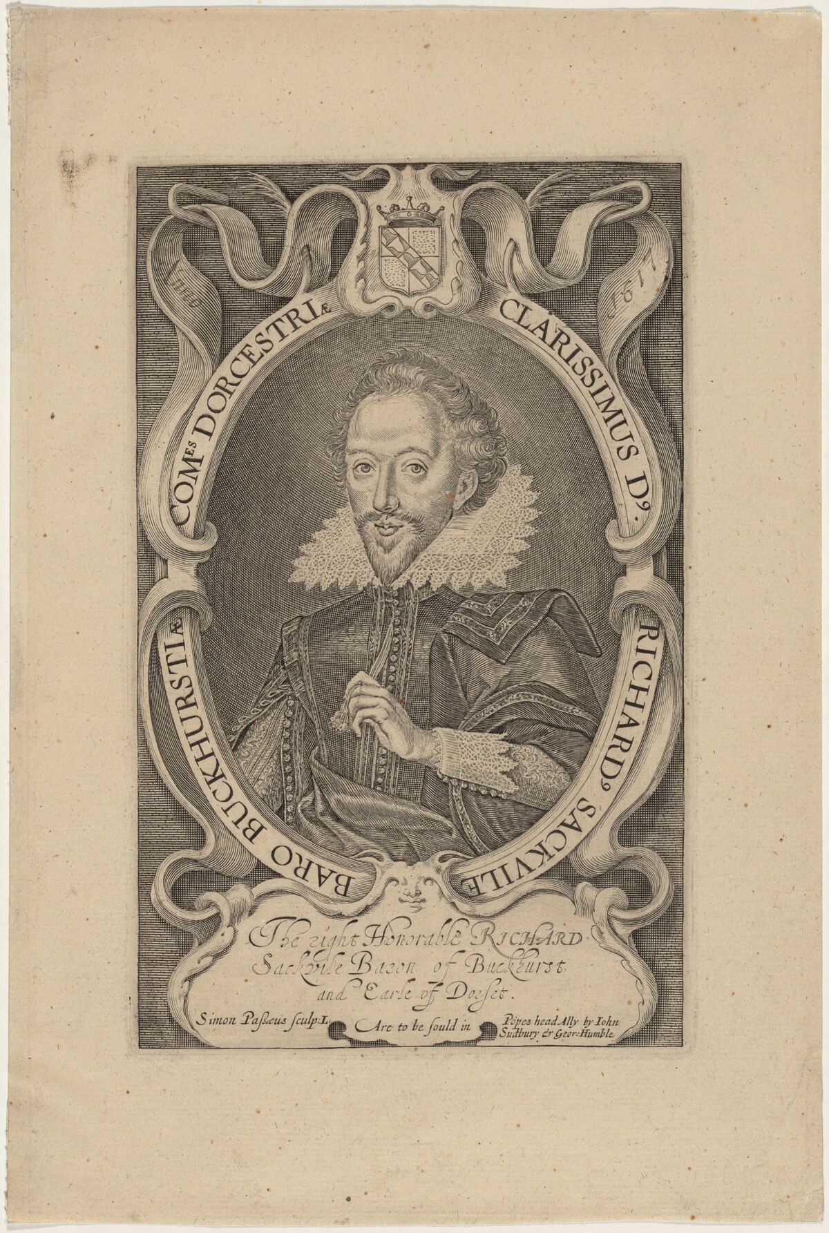Richard Sackville, Third Earl of Dorset by Simon de Passe