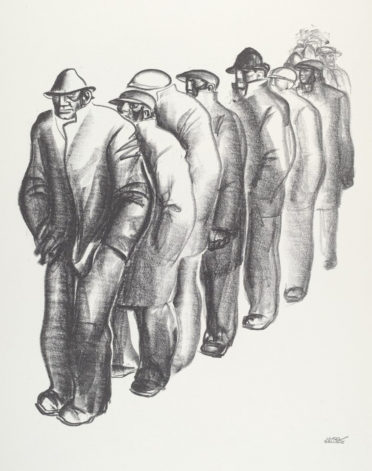 Law of Capitalist Accumulation 52 by Hugo Gellert