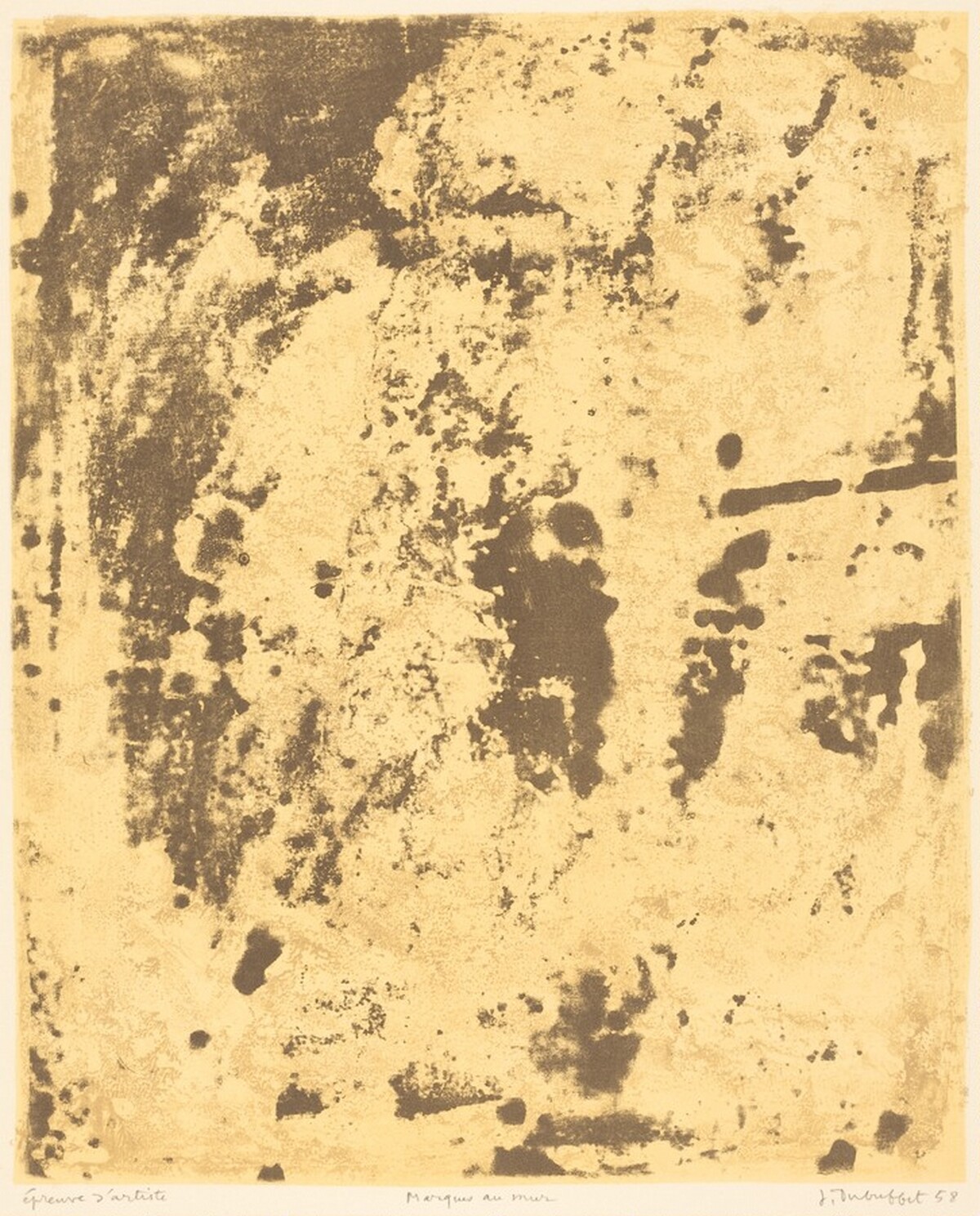 Marques au Mur by Jean Dubuffet