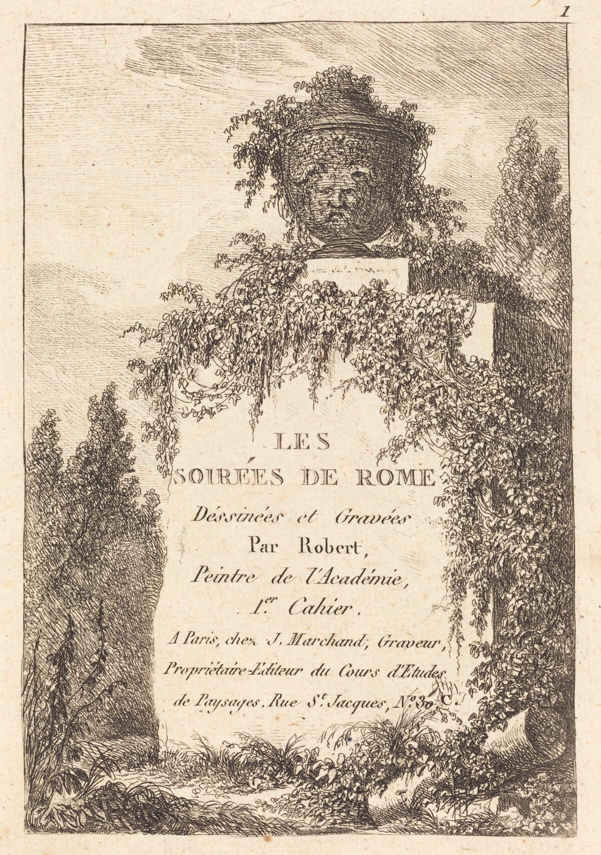 Title Page by Hubert Robert
