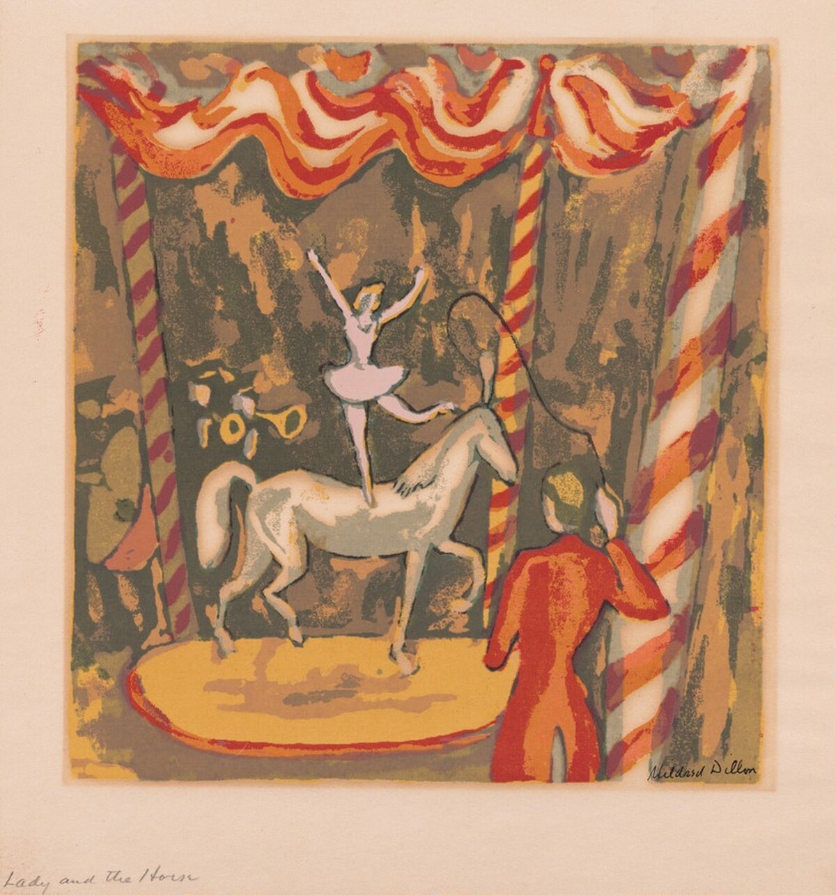 Lady and the Horse by Mildred Dillon