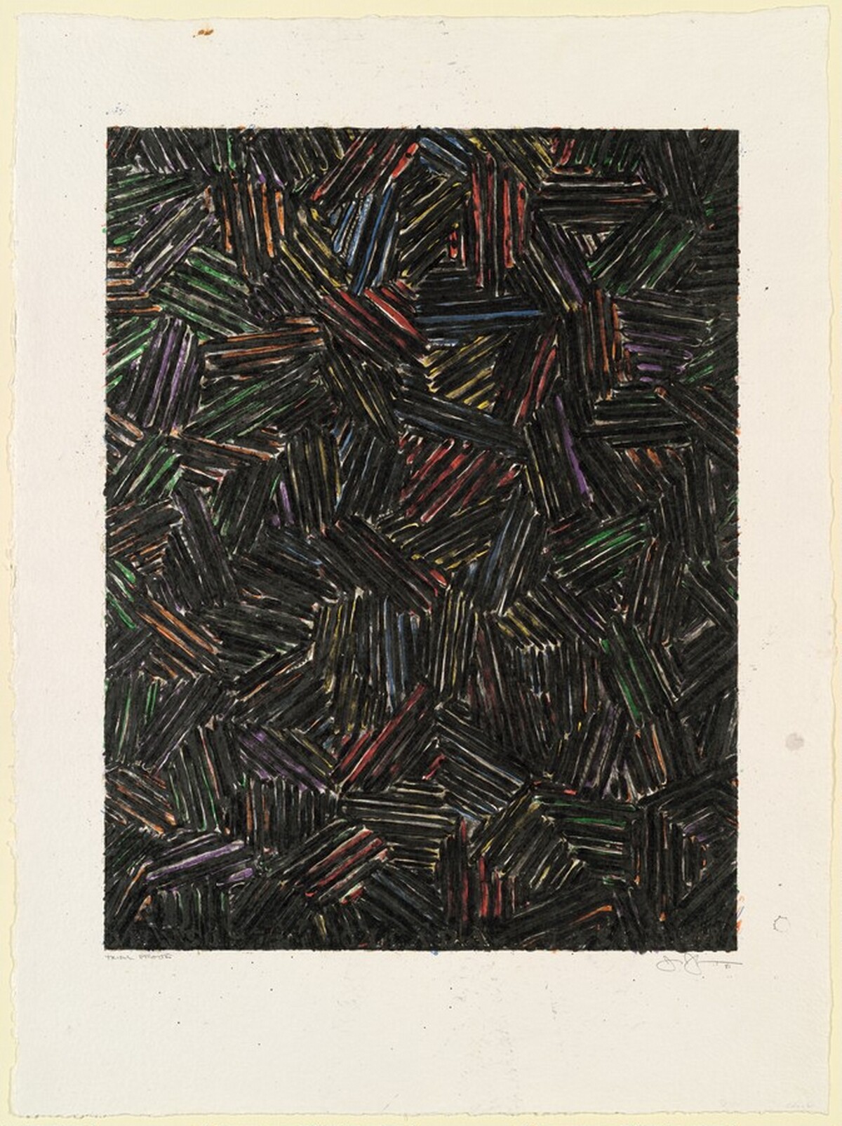 Cicada [trial proof] by Jasper Johns