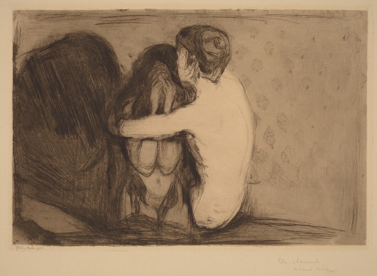 Consolation (Trost) by Edvard Munch