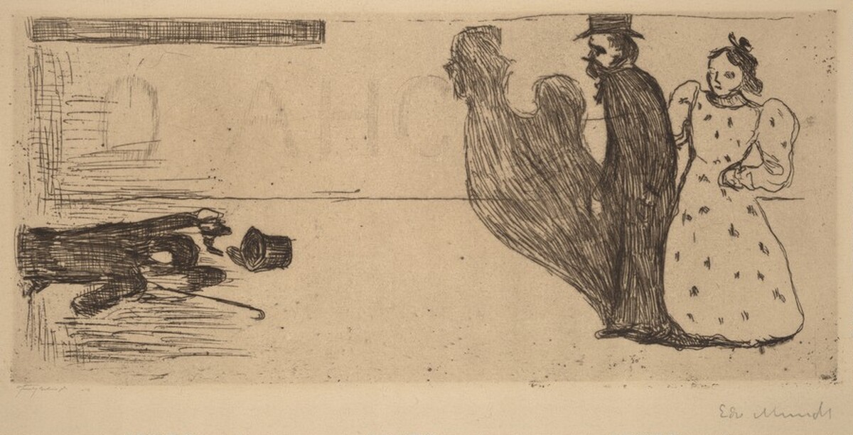 The Suicide by Edvard Munch