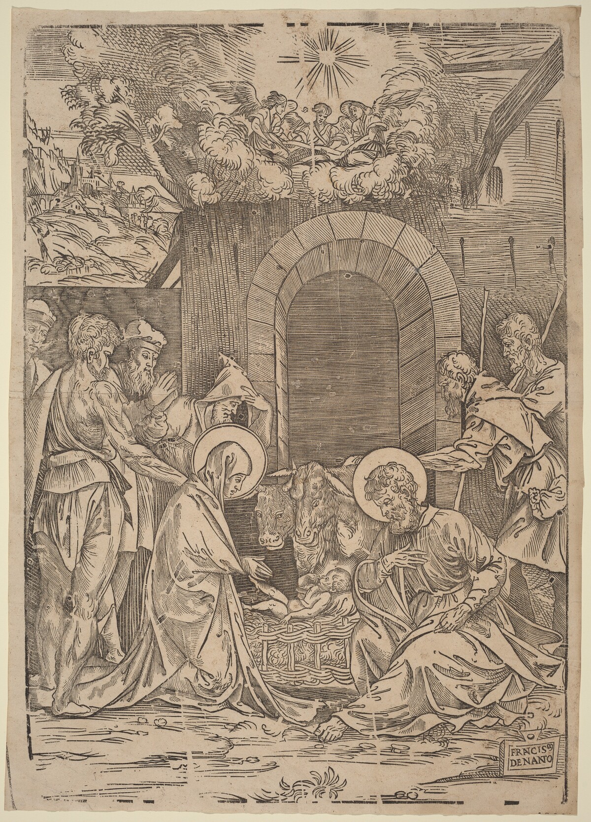 The Adoration of the Shepherds by Francesco Denanto