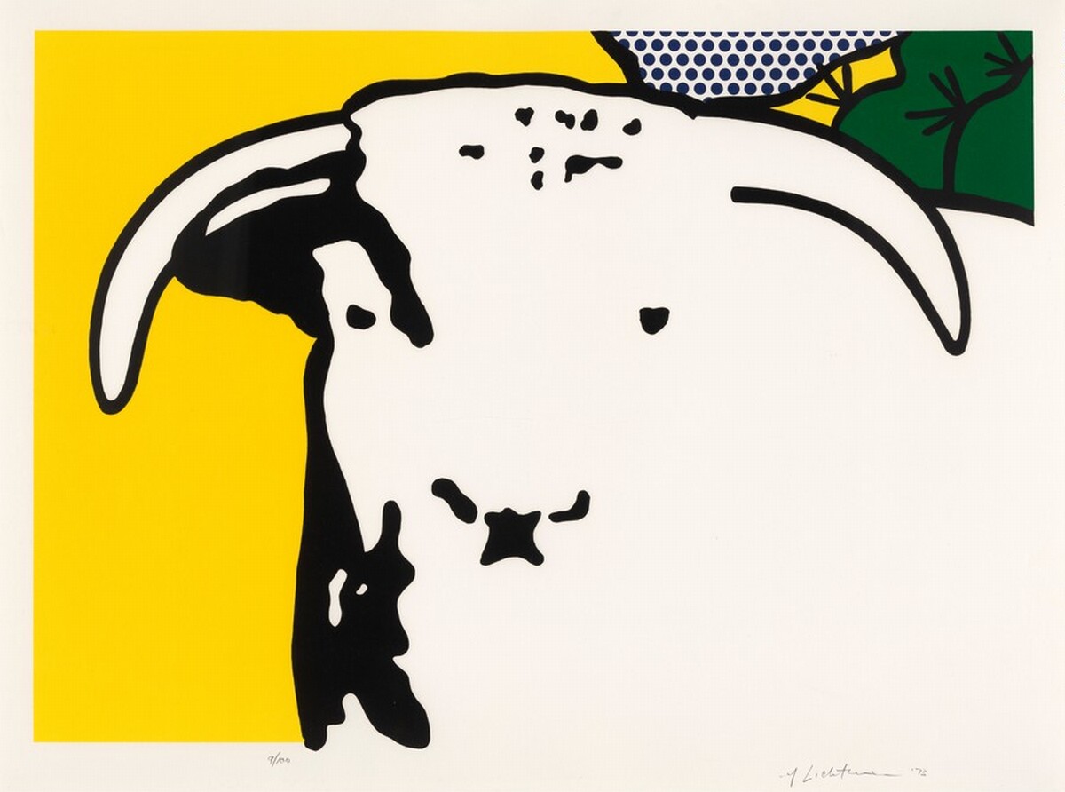 Bull Head I by Roy Lichtenstein
