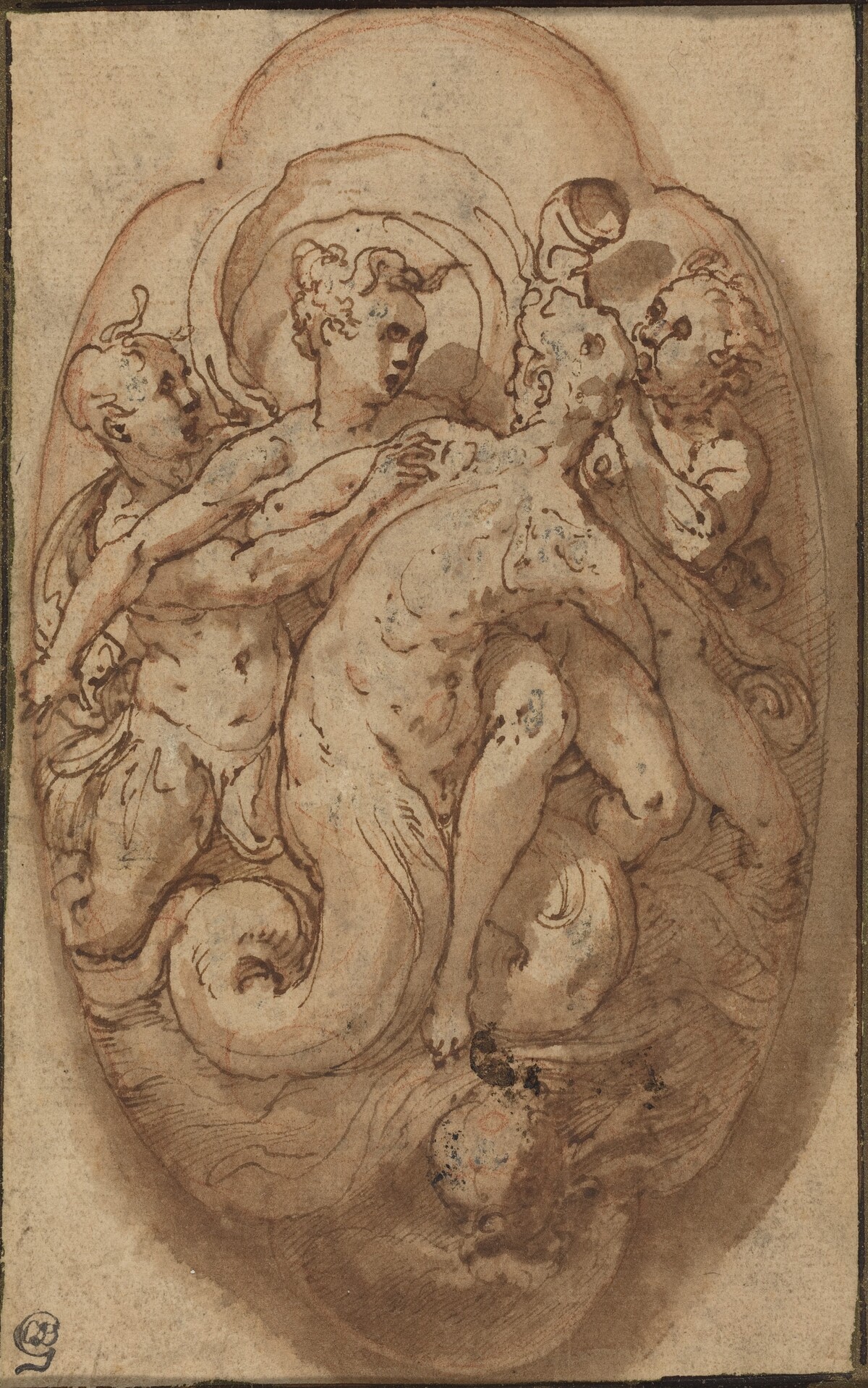 Mythological Figures by Taddeo Zuccaro