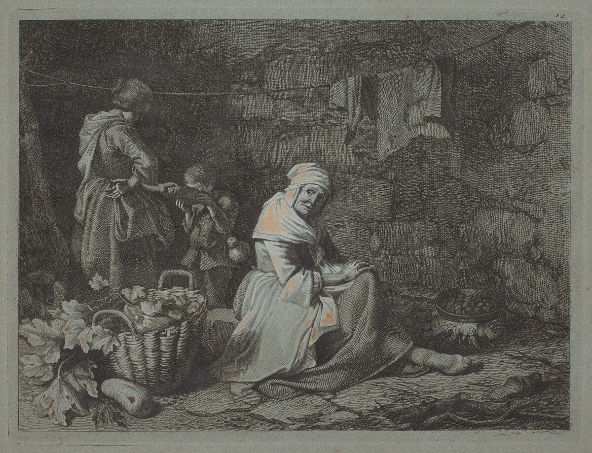 Interior of a House by Francesco Londonio