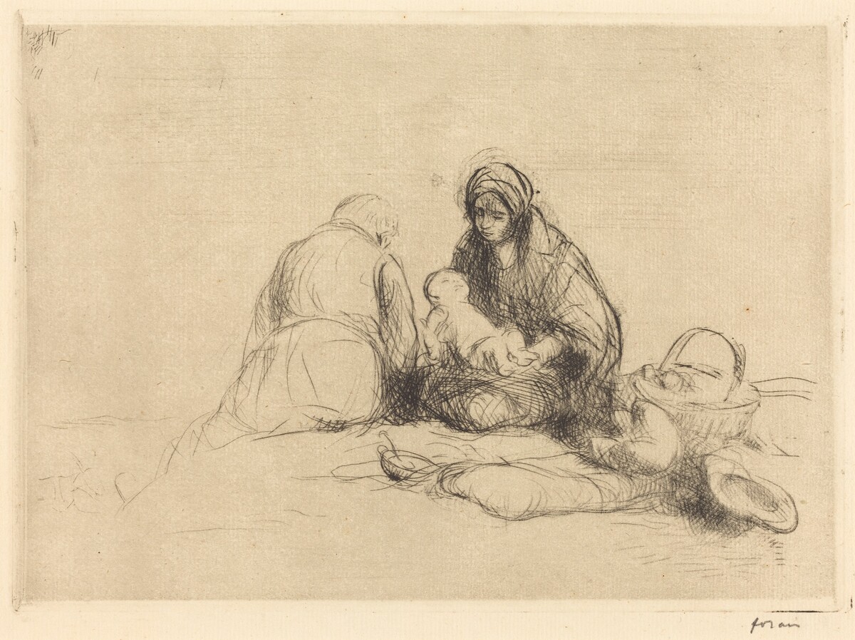 Le repos en Egypte (The Rest in Egypt) by Jean-Louis Forain