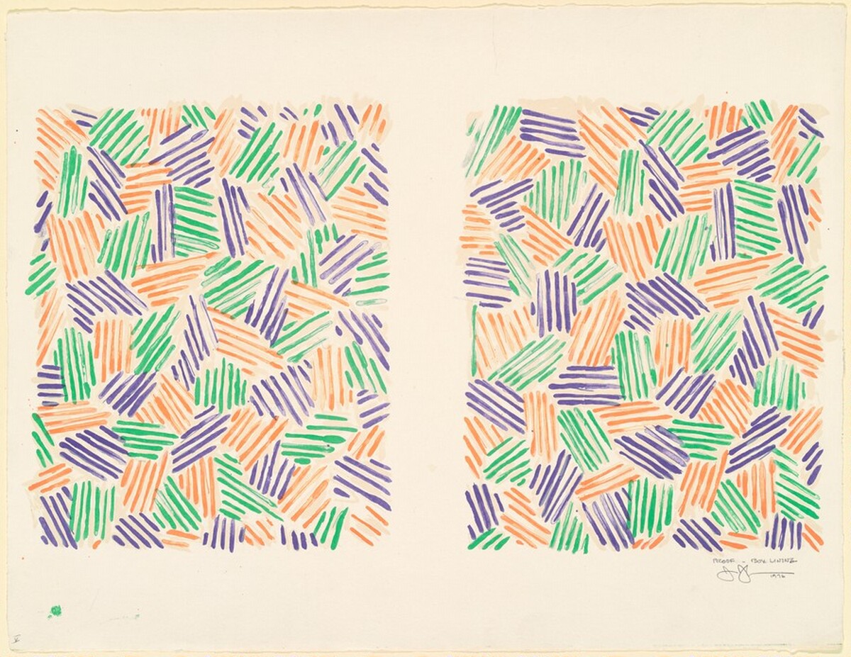 Rejected Plate [trial proof] by Jasper Johns