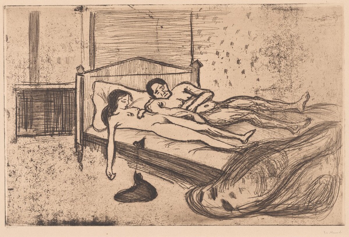 Double Suicide (Dobbeltselvmord) by Edvard Munch