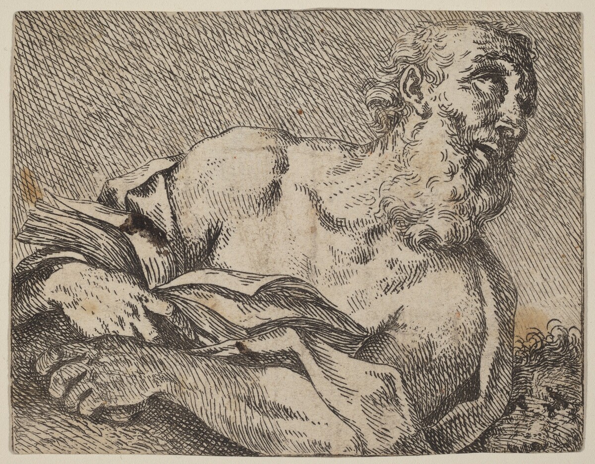 Saint Jerome by Pietro Rotari after Antonio Balestra