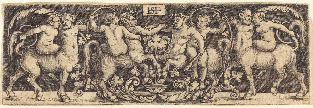Frieze with Centaurs by Sebald Beham